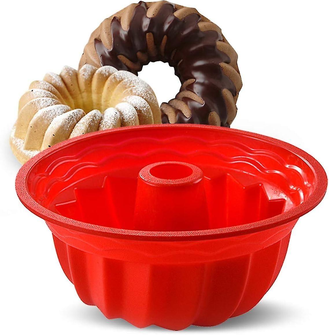 Non-Stick Cake Pan Silicone Round for Jello Gelatin