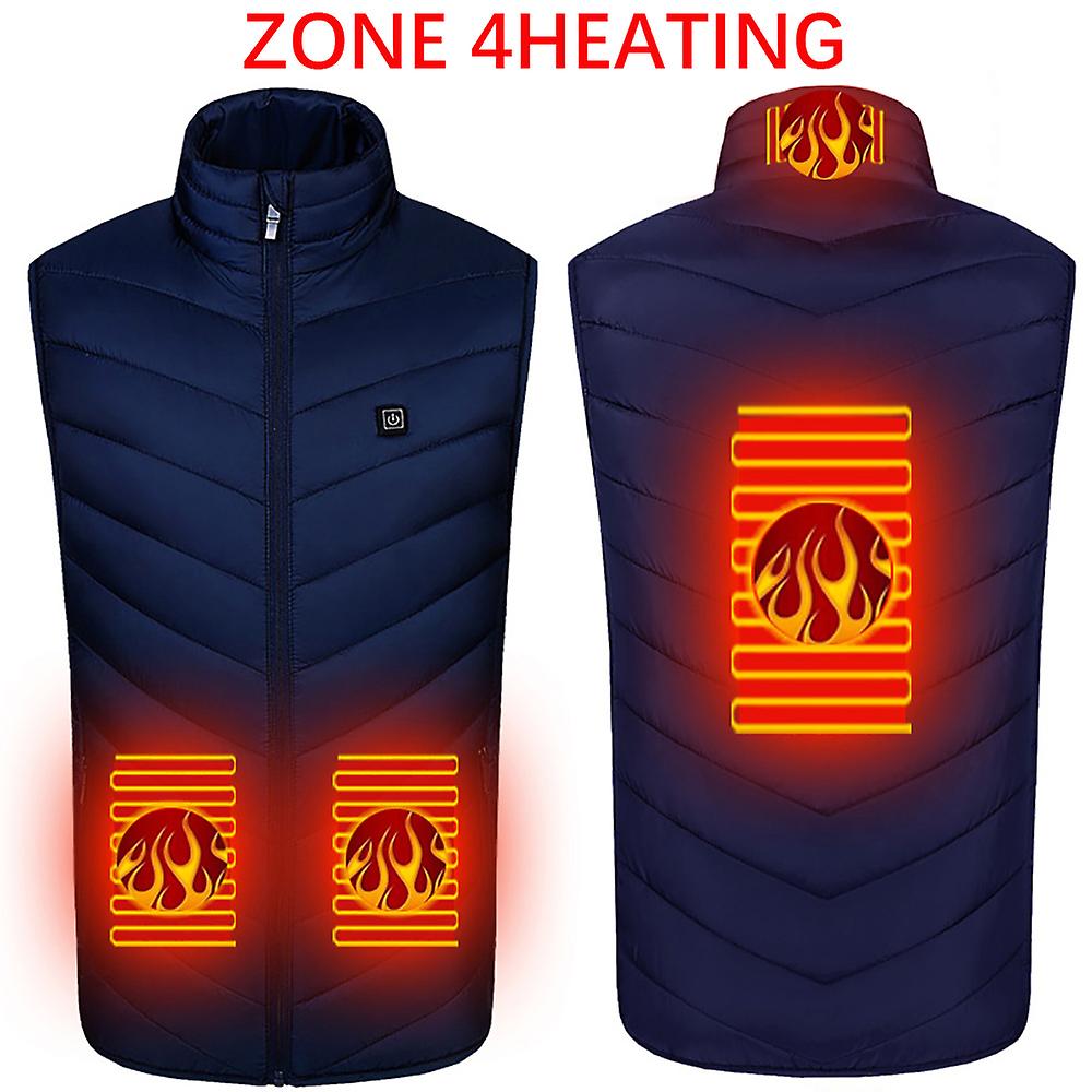 11 Areas Heated Vest Heated Jacket Mens Women Electric Heating Vest Thermal Vest Warm Winter Heated Clothes Self Heating Vest