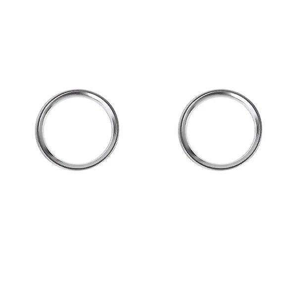 For Land Rover Discovery Sport 2015-2019 Abs Silver/black Car Door Audio Speaker Cover Ring Trims Sticker Car Accessories