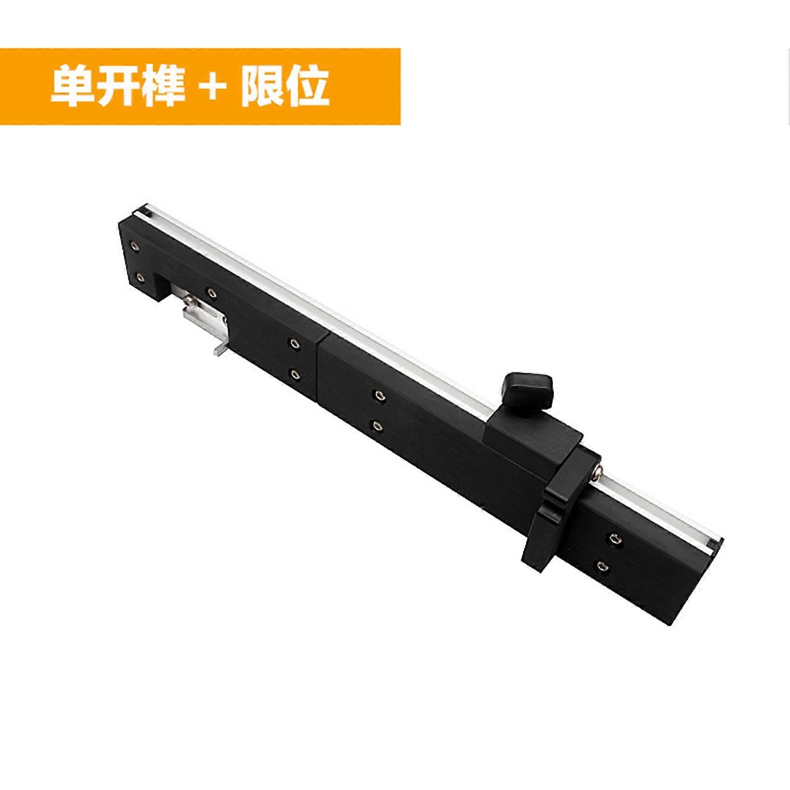 Table Saw Limit Fence Aluminum Alloy Retractable Adjustable Table Saw Cutting Backer for Fixing