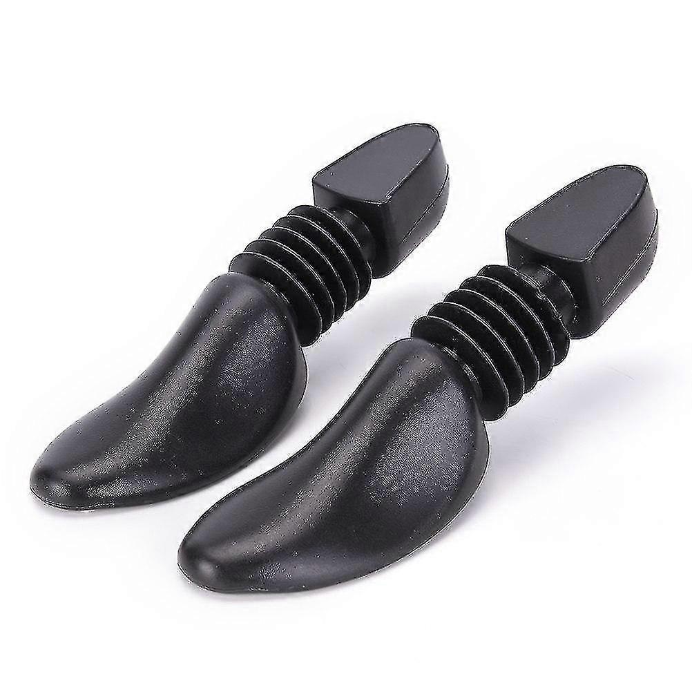 Plastic Spring Shoe Holder, Boot Rack Shaper, 1 Pair, Black