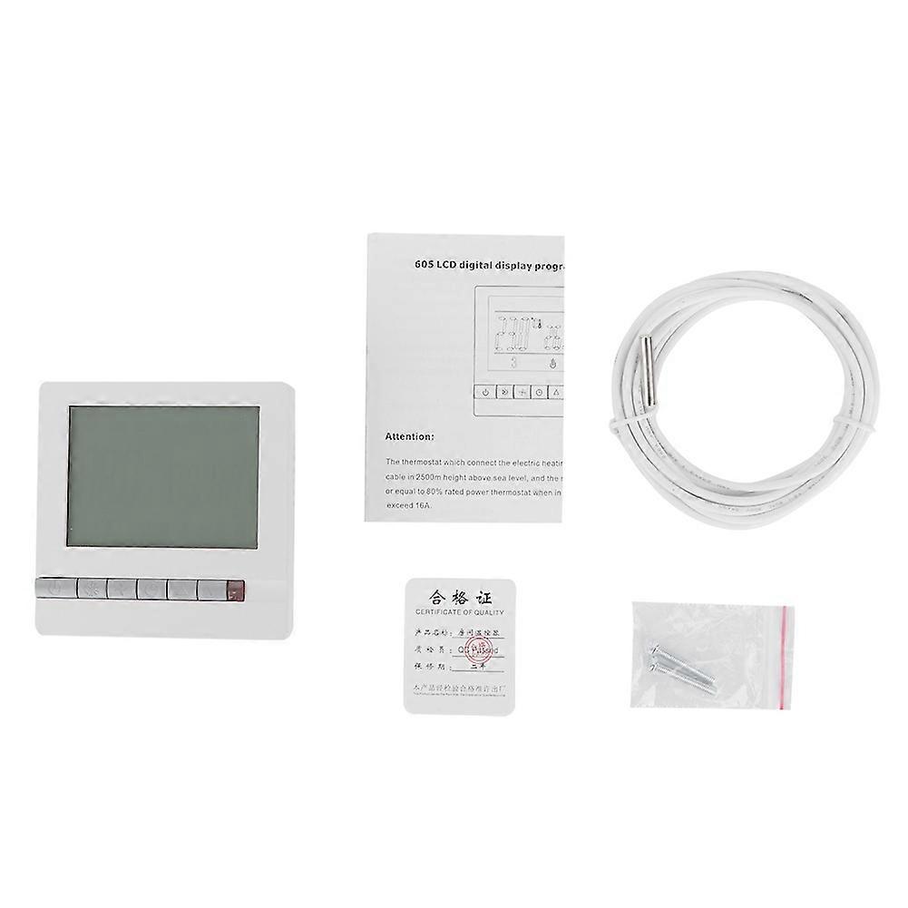 Digital Thermostat Temperature Controller for Home Floor Heating 220V