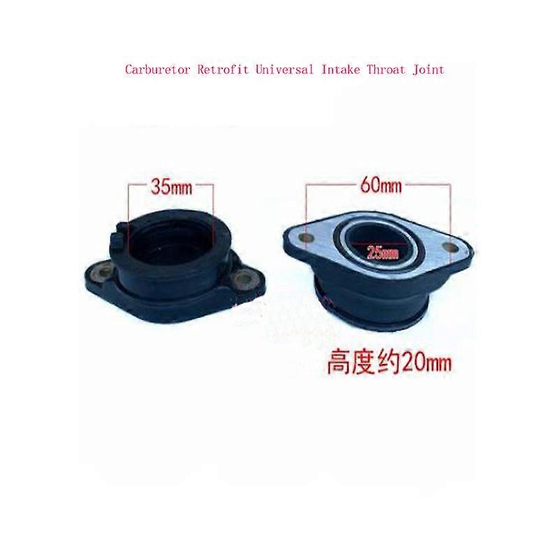 Off-road Motorcycle Modified General PE Nibi Carburetor Interface Rubber Sleeve Intake Throat Pipe Joint