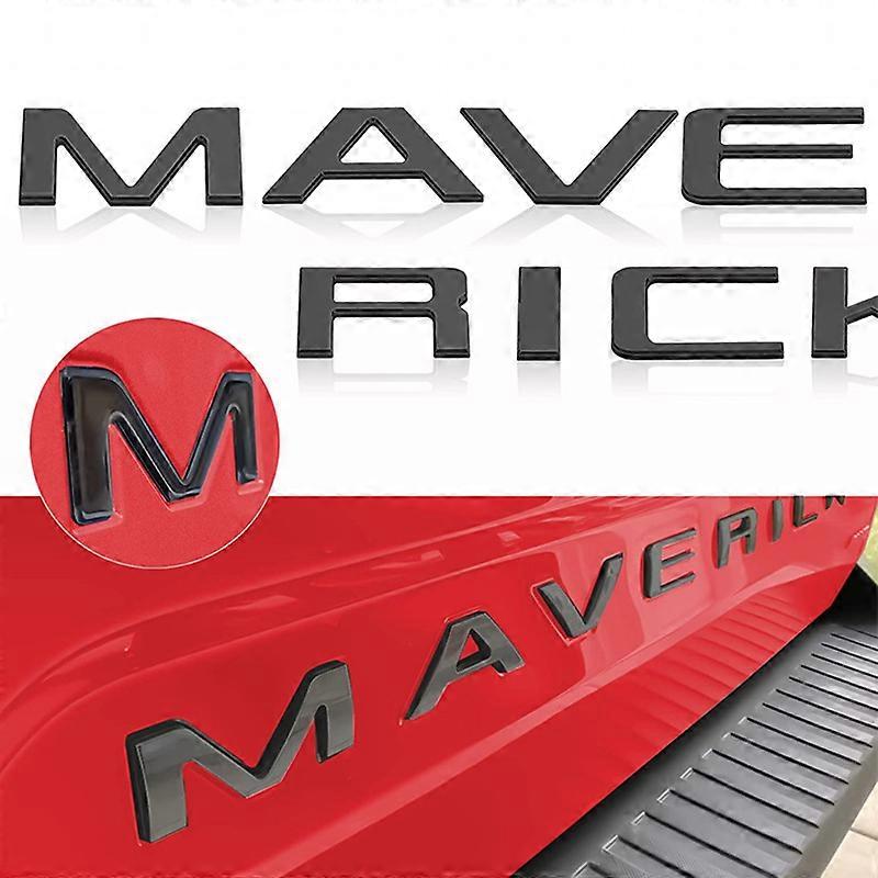 Κατάλληλο για pickup Ford Maverick Tremor πίσω κορμό Αγγλικό αυτοκόλλητο γραμμάτων αυλάκι διακοσμητικό αυτοκόλλητο λέξεων