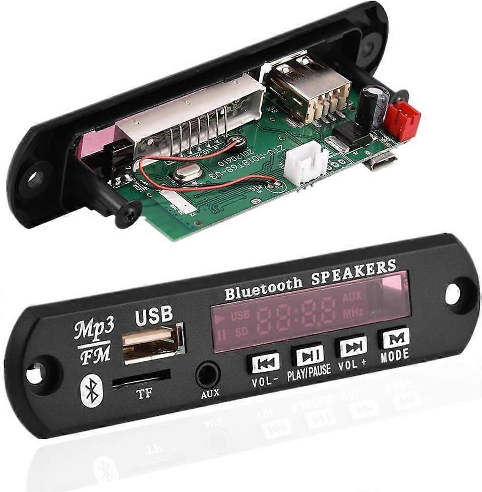12v MP3 WMA Decoder Board Wireless Audio Module USB SD FM Hands-Free Call
