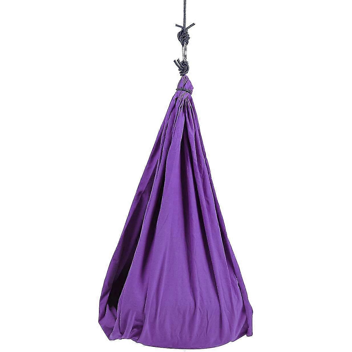 Sensory Swing Therapy Swing συμβατό με Kids Hanging Hammock Indoor Hammock συμβατό με Children Sensory Integration Purple