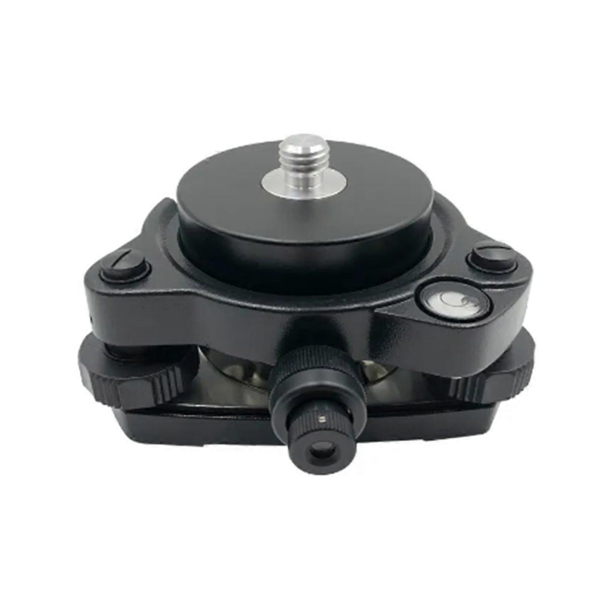 Tribrach with Optical Plummet&GPS Tribrach Adapter Carrier with 5/8InX11 Mount Rotate Screw for Tot