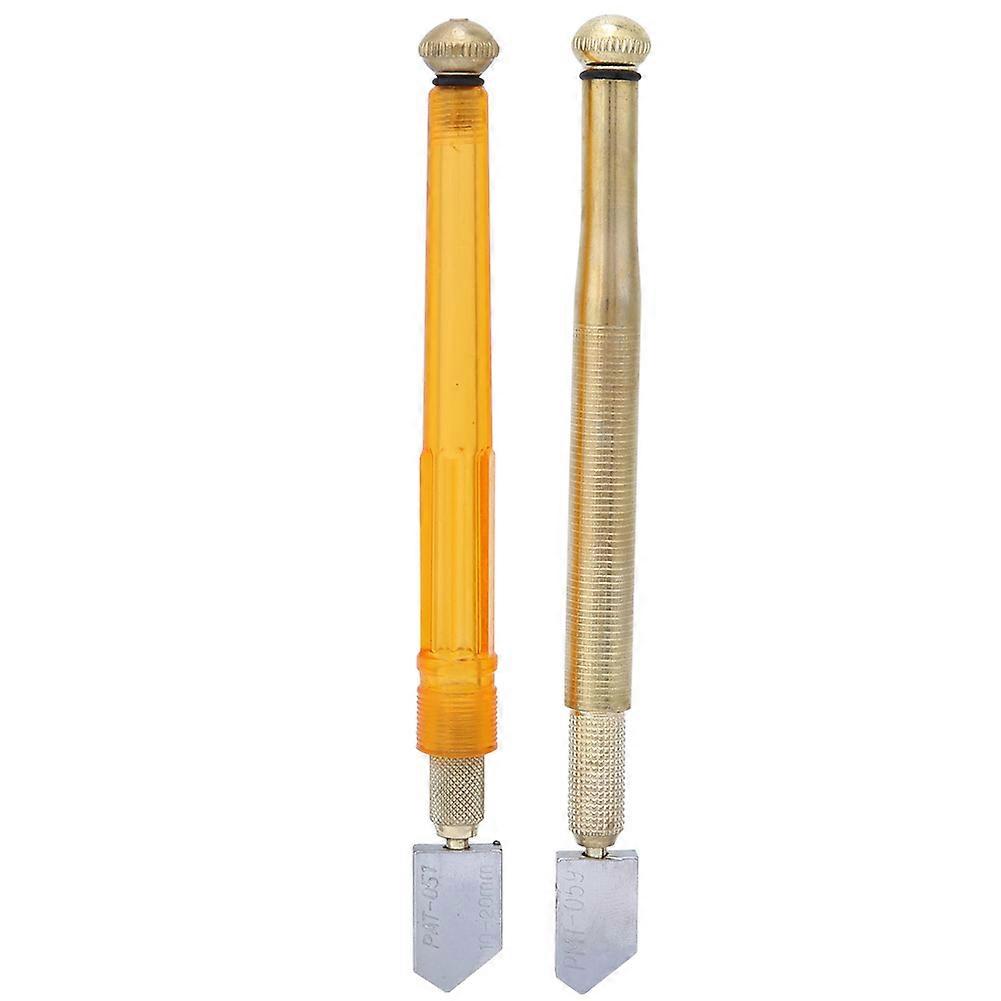 2PCS Universal Roller Glass Cutter Hand Push Ceramic Tile Cutting Knife