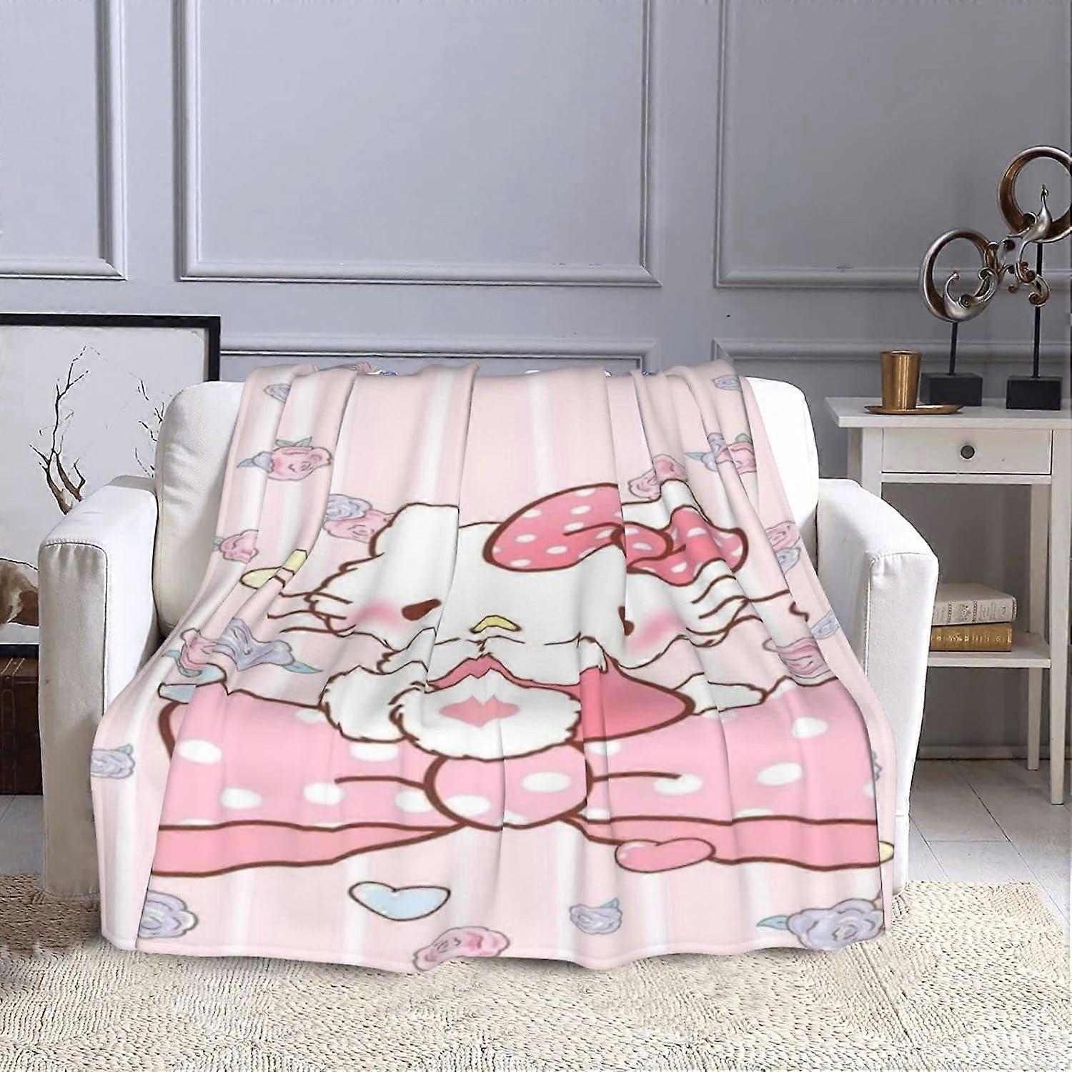 Cartoon Blanket, 3D Animation Blanket, Flannel, Washable without Fading