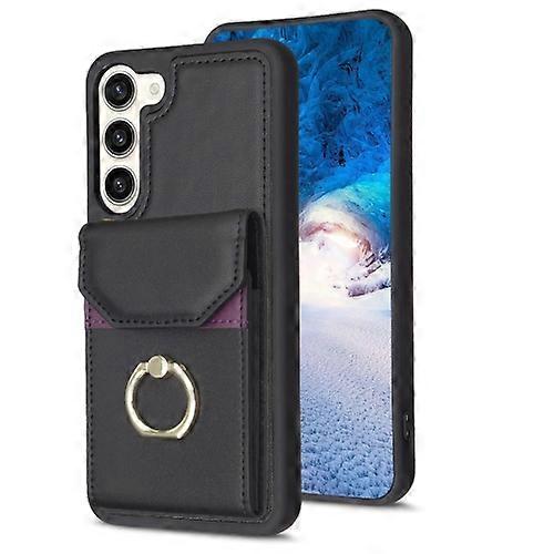 For Samsung Galaxy S23+ 5G BF29 Organ Card Bag Ring Holder Mobile Phone Case