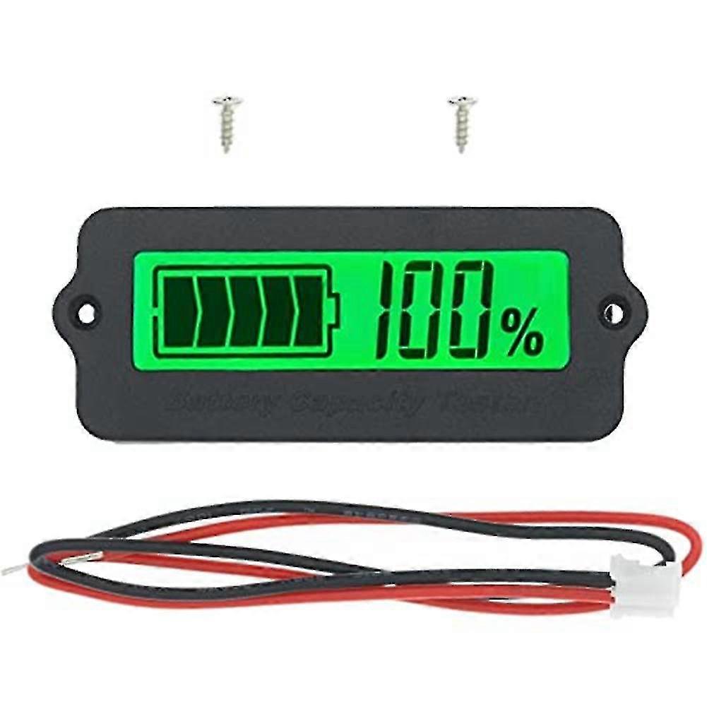12v Ly6w Lead Acid Battery Capacity Indicator Lcd Digit Display Meter Lithium Battery Detector Volt