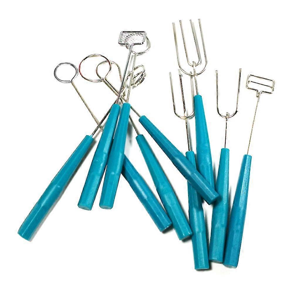 Chocolate Candies Chocolate Making Tools Kabob Fork Stainless Steel Chocolate Fork Fondue Sticks Candy Drizzle Scoop