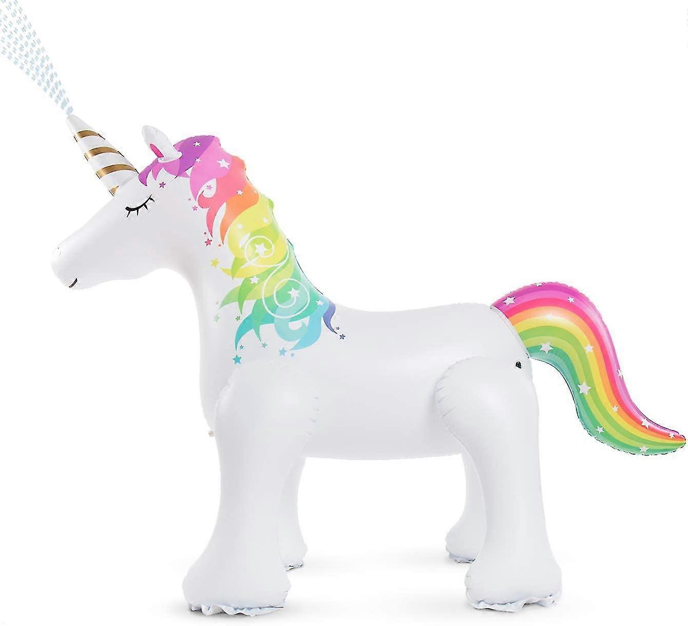 Unicorno Sprinkler gonfiabile Unicorno Water Toys gonfiabile Ginormous Unicorn Yard Sprinkler per bambini (xxxl)