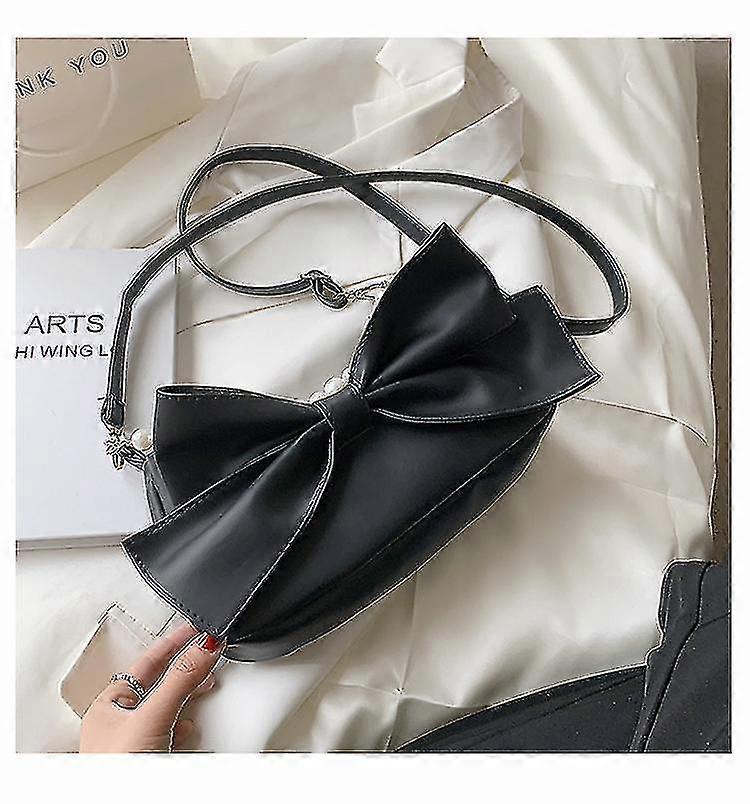 Ladies Handbag, Pearl Handle Design, Bow 21 * 15 * 7c ()