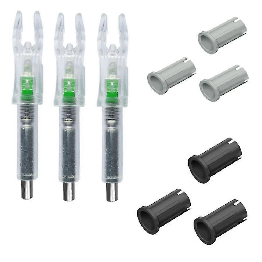 Automaticky LED osvtlen konec je vhodn pro ipky ady G, X a S s vnitnm prmrem 4,2 mm/165 s konverznm kroukem zelen