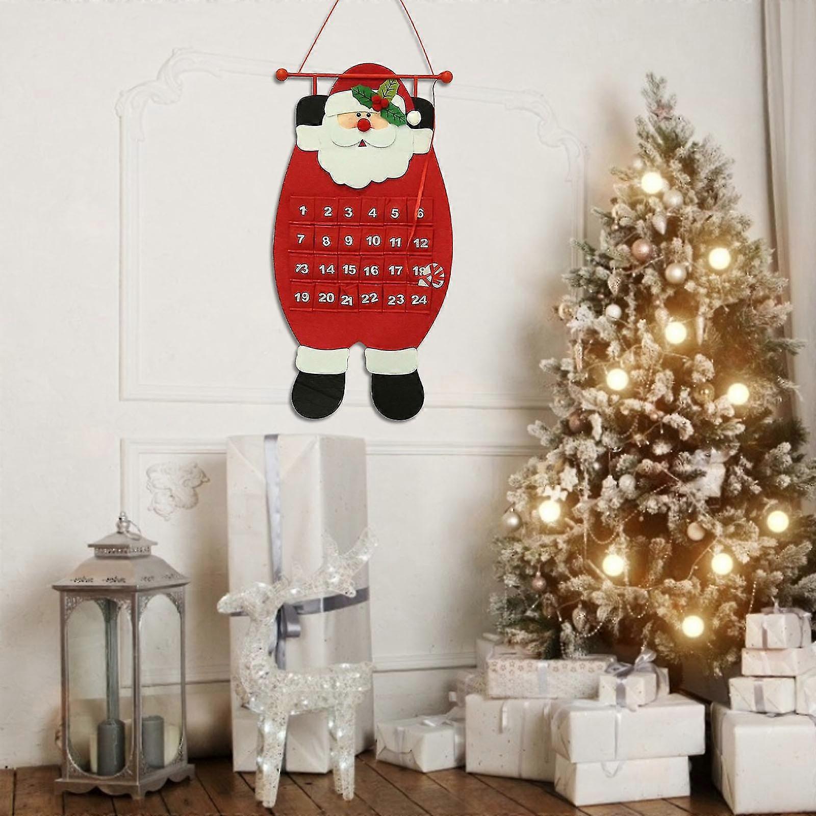 Christmas Old Man Snow Man Deer Calendar Advent Countdown Calendar