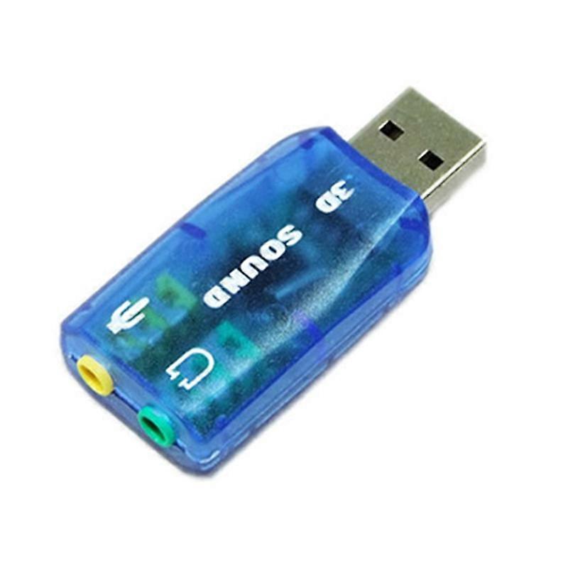 5.1 Channels?USB to 3.5mm Jack Audio Adapter Converter PC 3D External Sound Card