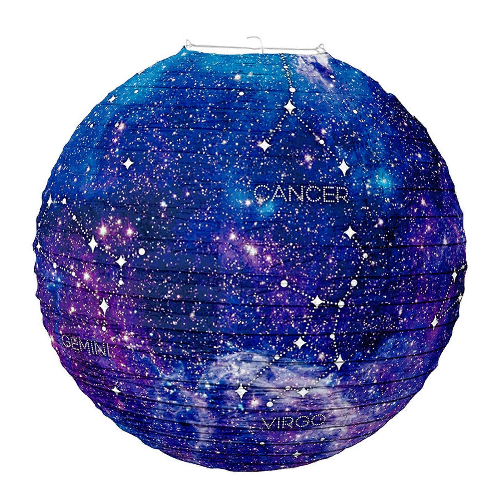 12 Constellation Paper Lanterns Eye-Catching Fine Workmanship Create Atmosphere Versatile Hanging Pendant