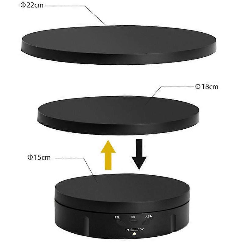 Smart remote control Electric Rotating Display Stand 360 Degree Turntable Jewelry Holder for Photography Video Shooting Props