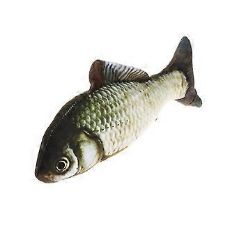 Interactive For Cat  Catnip Filled Fish Plush For Cat Toy Stuffed Chew