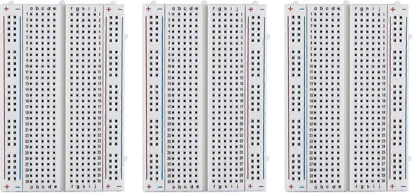 3stk 400 Tie-points brødbræt, 4 Power Rails Jumper Wire til Unor3 Mega Nano