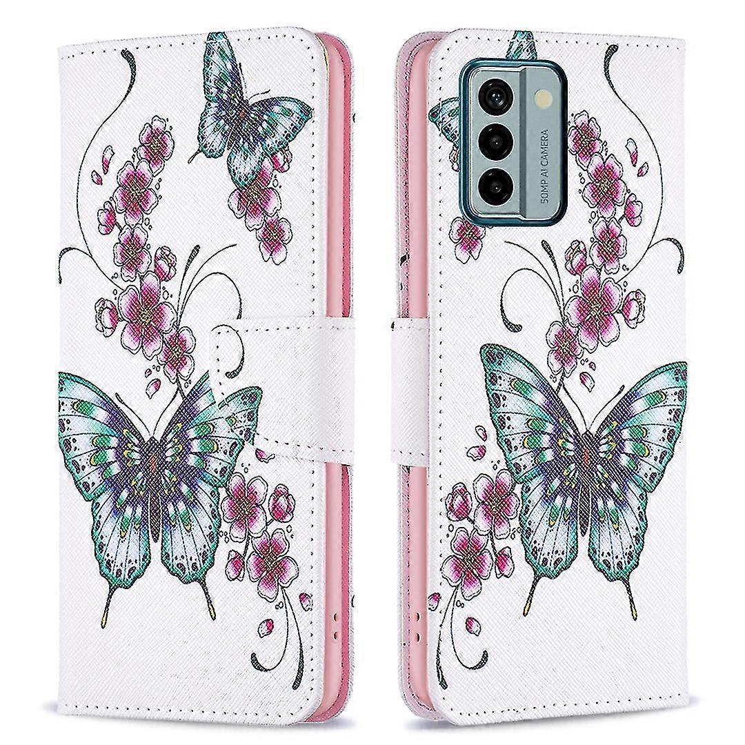 Binfen Color For Nokia G22 Leather Stand Phone Case Pattern Printing Magnetic Clasp Wallet Cover