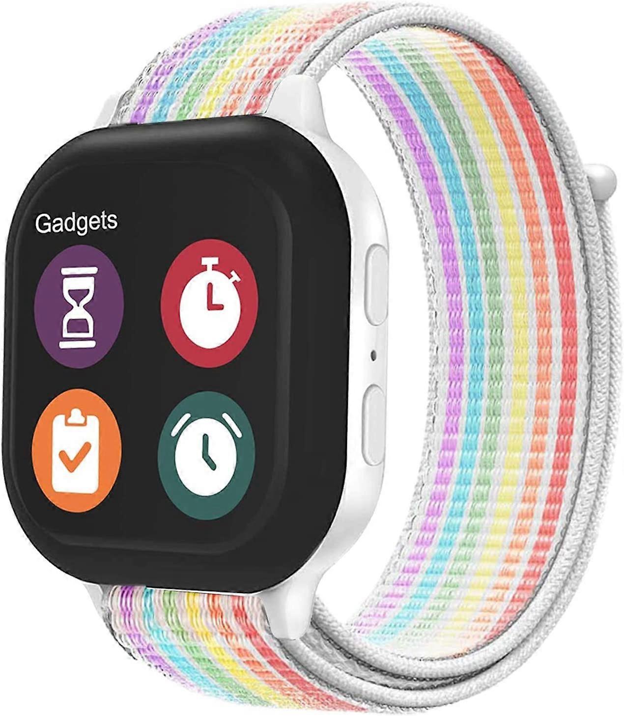 Kids Band Replacement Compatible for Gizmo Watch, Breathable Hook & Loop Nylon Watch Bands with Quick Release Pins, Compatible with Verizon Gizmo Watc