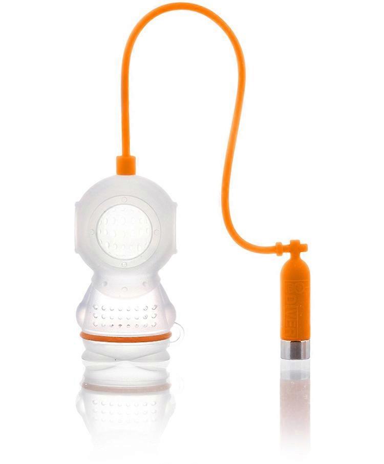 Orange Silicone Tea Strainer, Diving Shaped Tea Strainer Tea Filter Silicone Tea Infuser Gift