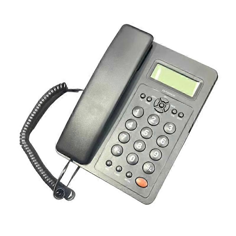 Desktop Corded Telephone for Home Landline Telephone Big Buttons LCD Display