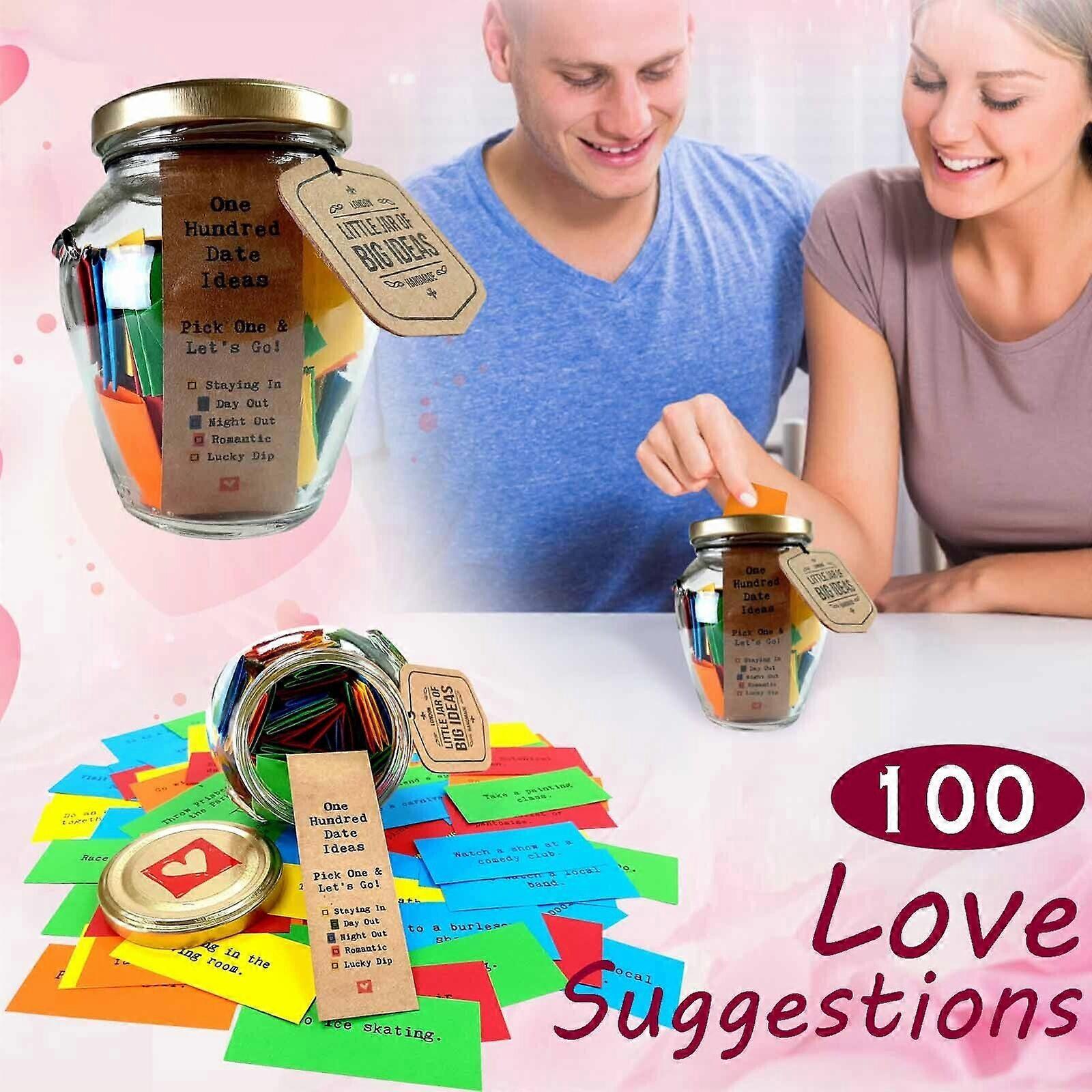 100 Date Ideas - Pick One - Unique Thoughtful Gift - Memorable Gift