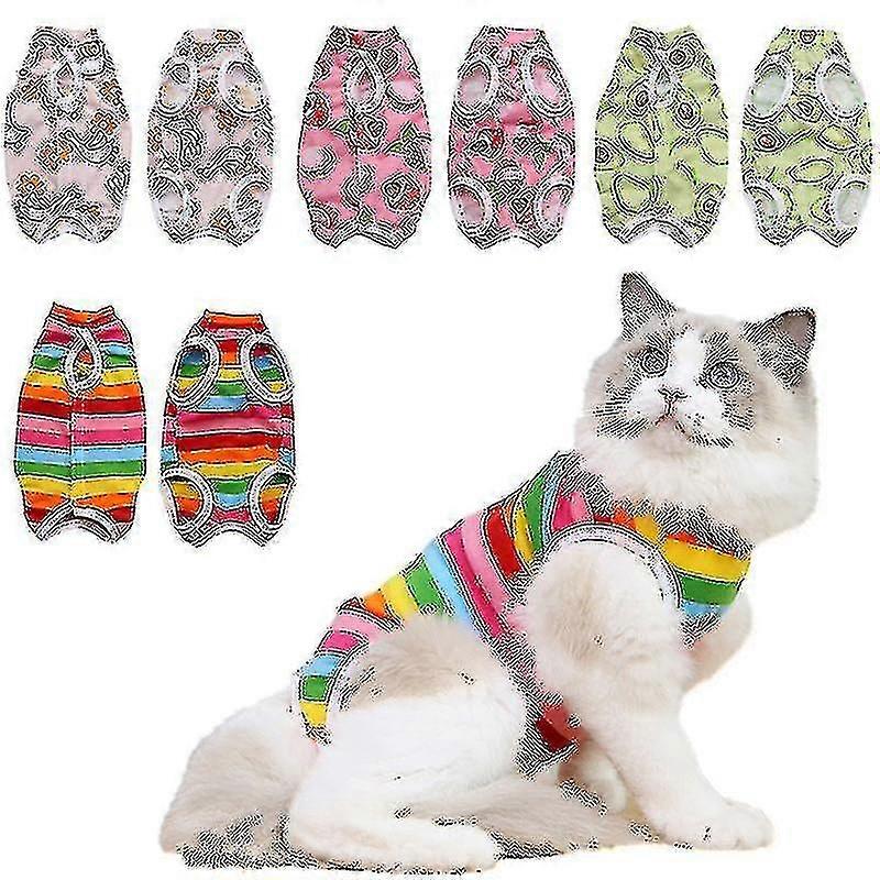 Surgery Recovery Suit For Cat, Sterilization Suit Anti-licking Recovery Clothing After Surgery,substitute E-collar Cone