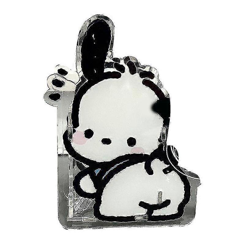 Acrylic Pen Holder Cute Dog Pattern - Large Capacity Desk Accessory for Students (Type B)