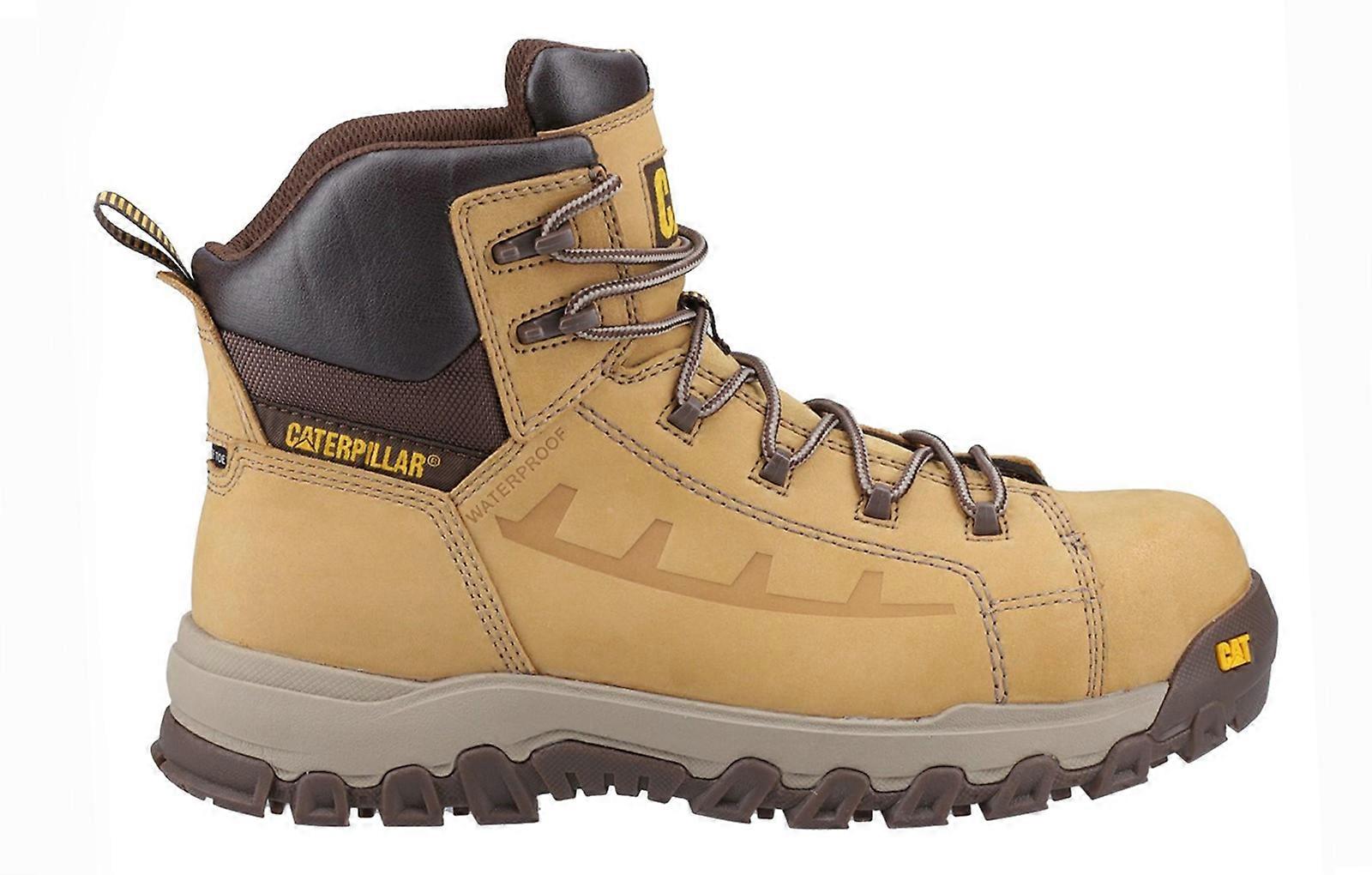 Caterpillar Threshold Rebound WATERPROOF Safety Boots Honey