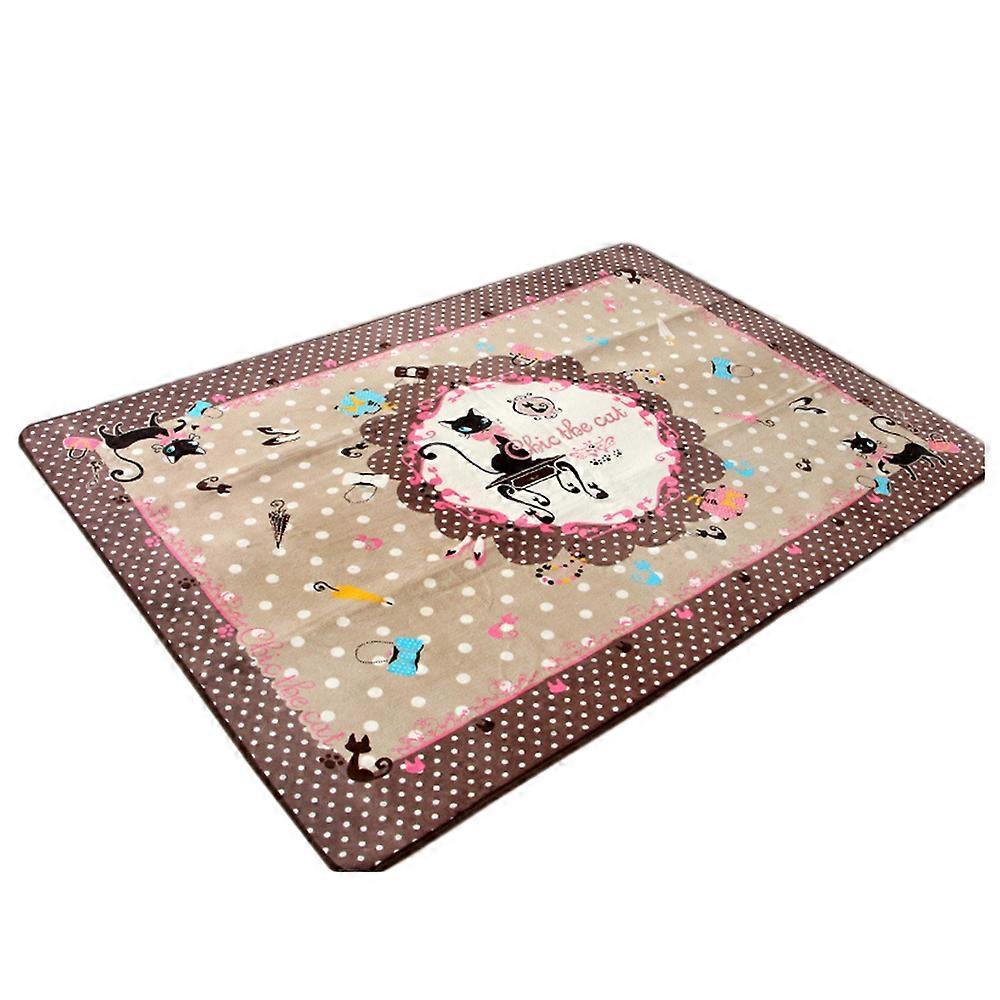 Coral Fleece Non-slip Mat Carpet
