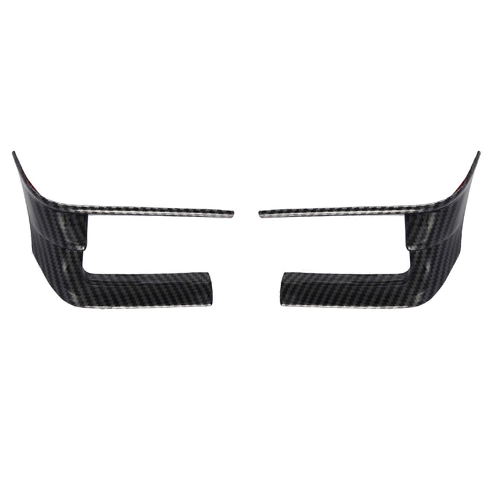 Car Carbon Fiber Dashboard Side Vent Housing Outlet Frame Cover Trim for -V Vezel 2021 2022 2023