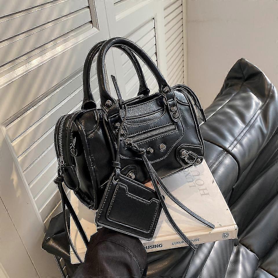 حقيبة خمر النساء جديد 2023 حقيبة يد جلدية ناعمة فاخرة الجودة أنثى عارضة السيدات الكتف حزمة التسوق حقيبة الهاتف المحمول فتاة