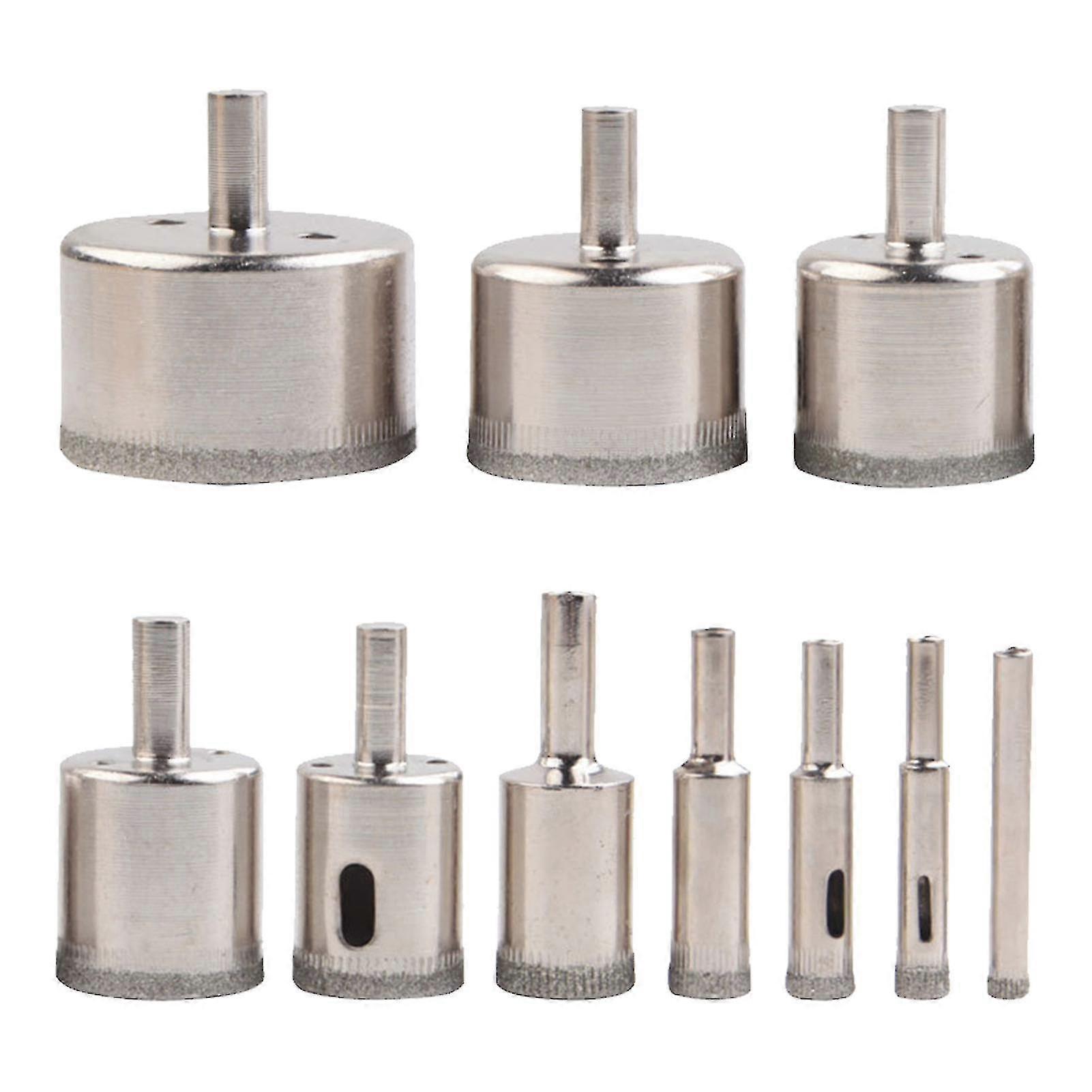 10pcs/pack Tool Drilling Tapper Ceramic Tile Glass Marble Hole Cutter Drill Bit