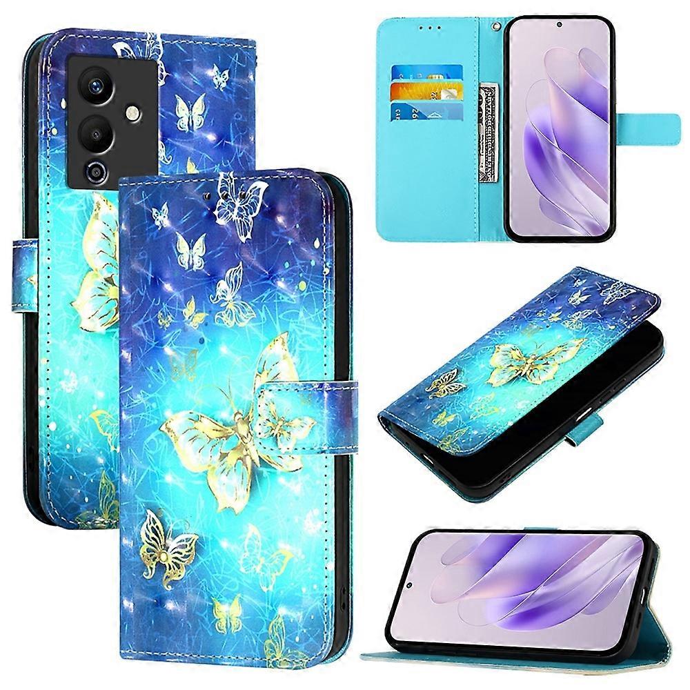 3D Painted PU Case For Infinix Note 12 5G / Note 12 Pro 5G