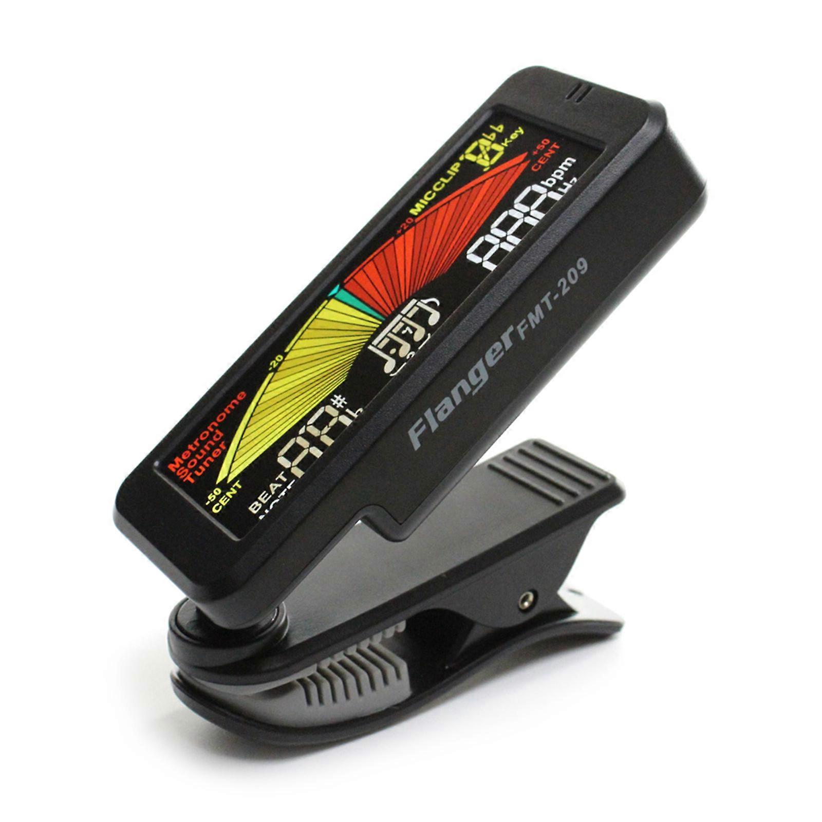 Universal Clip-on Guitars Tuner with Clear LCD Display Screen Instrument Tuner