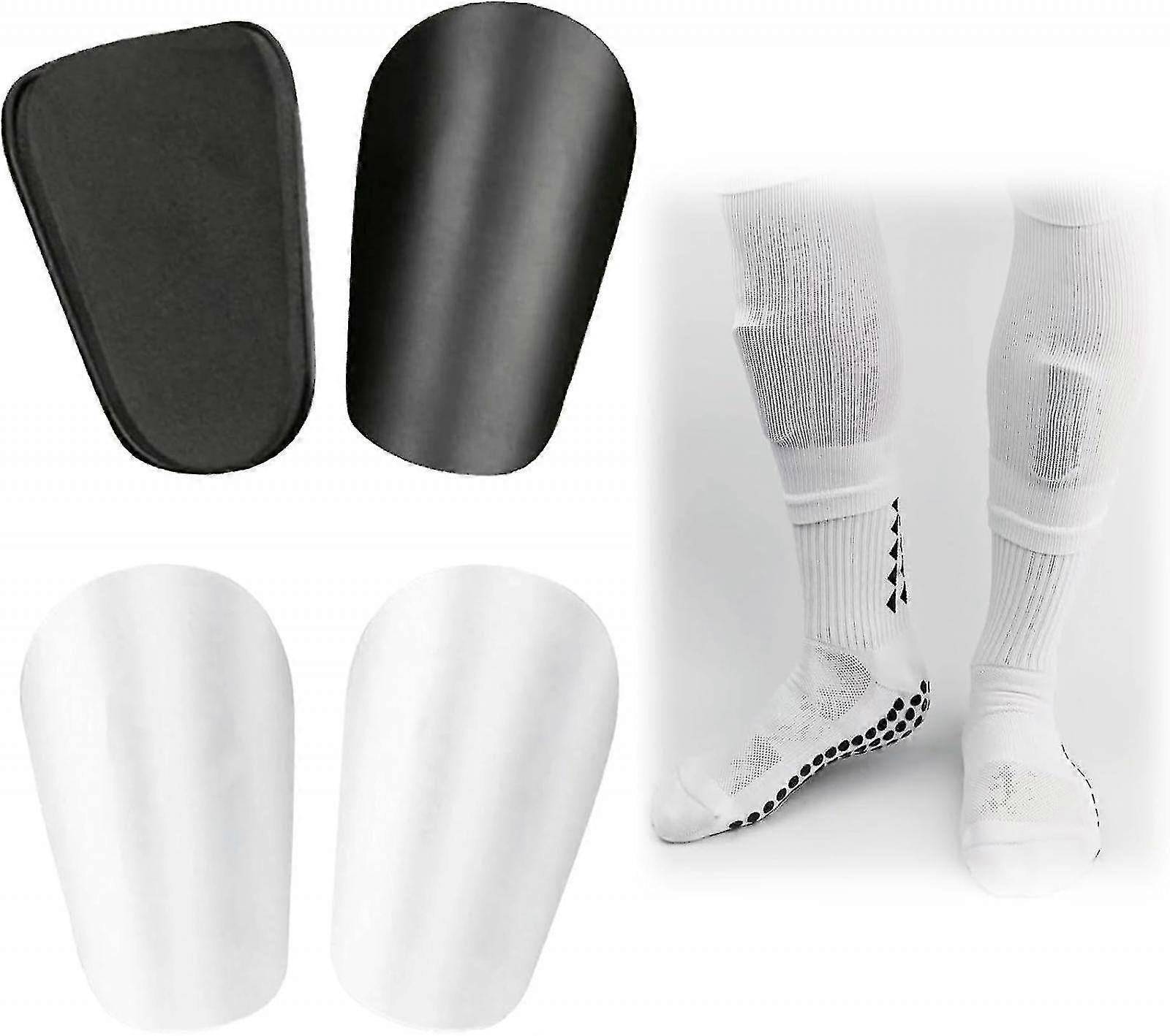 2 زوج ميني برو كرة القدم شين منصات ، مصغرة كرة القدم شين الحرس مجموعة ، للجنسين المضادة للانزلاق كرة القدم شين الحرس الأكمام شين وسادة الأكمام ، المهنية كرة القدم شين