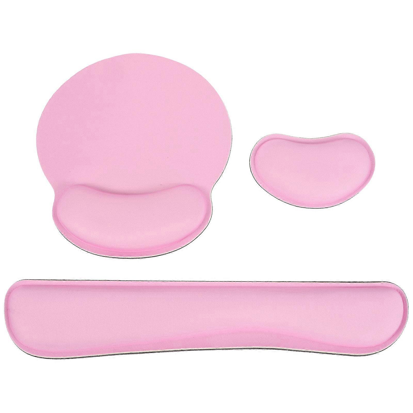 1 Set Computer Mouse Mat Typing Keyboard Pad Wrist Support Gaming Mouse Pad