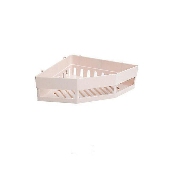 New Punch Free Corner Shelf Toilet Washstand Bathroom Accessory Traceless Wall Mounted Tripod Storage Rack Bathroom Accessory Accessories Organizer