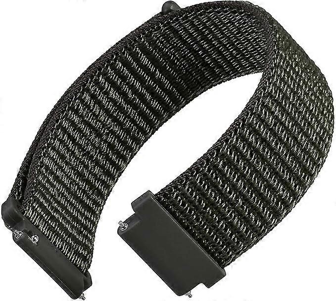 Military Green - 22mm universal adjustable nylon webbing, quick release, unisex replacement webbing, webbing width
