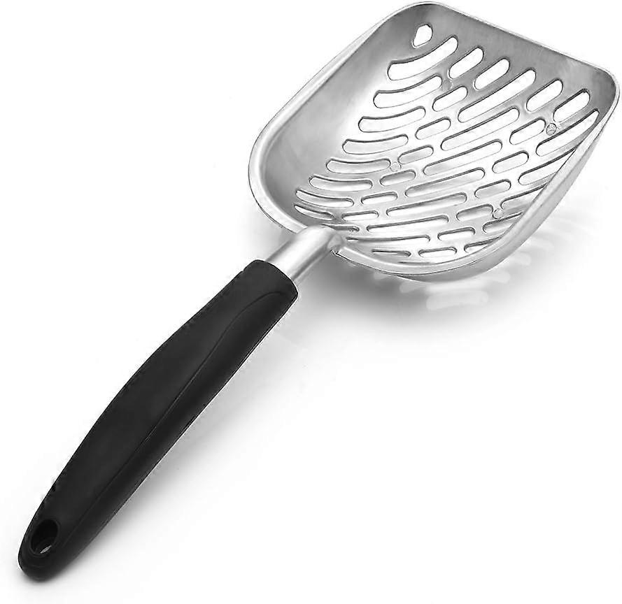 Metal Cat Litter Scoop Cleans Easily with Durable Design