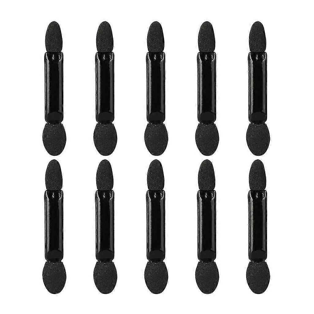 10pcs Makeup Double-end Eye Shadow Eyeliner Brush Sponge Applicator Tool