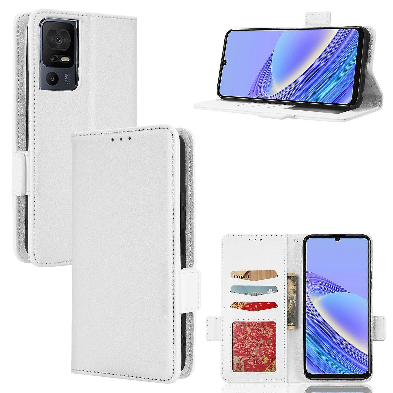 Case for TCL 40 SE Leather Flip Cover Card Slots Magnetic Closure Wallet Compatible with TCL 40 SE Case