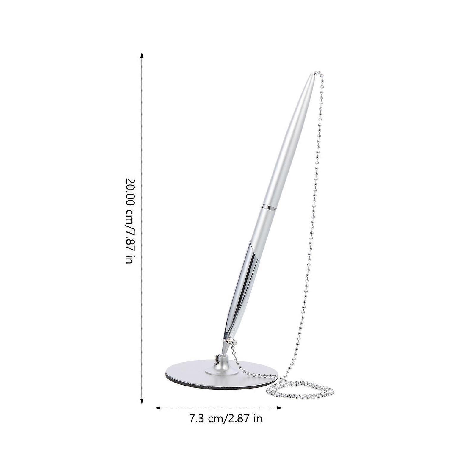 Table Fixed Signature Pen Multi-function Writing Pen Guest Book Pen Vertical Table Pen