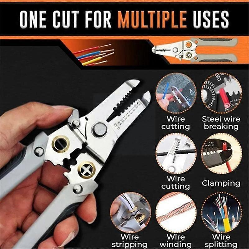 Multifunctional Wire Stripper Splitter Wire Stripper and Cutter Repair Tool Wire Stripping Tool Durable Wire Stripper