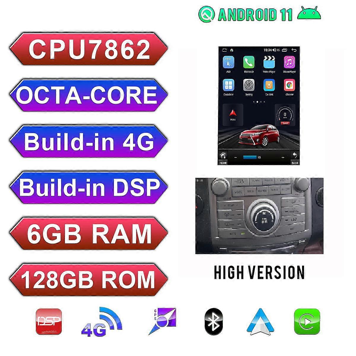 Android 11 car radio DVD player for-HYUNDAI VERACRUZ IX55 2008-2012 vertical screen car stereo multimedia GPS navigation player