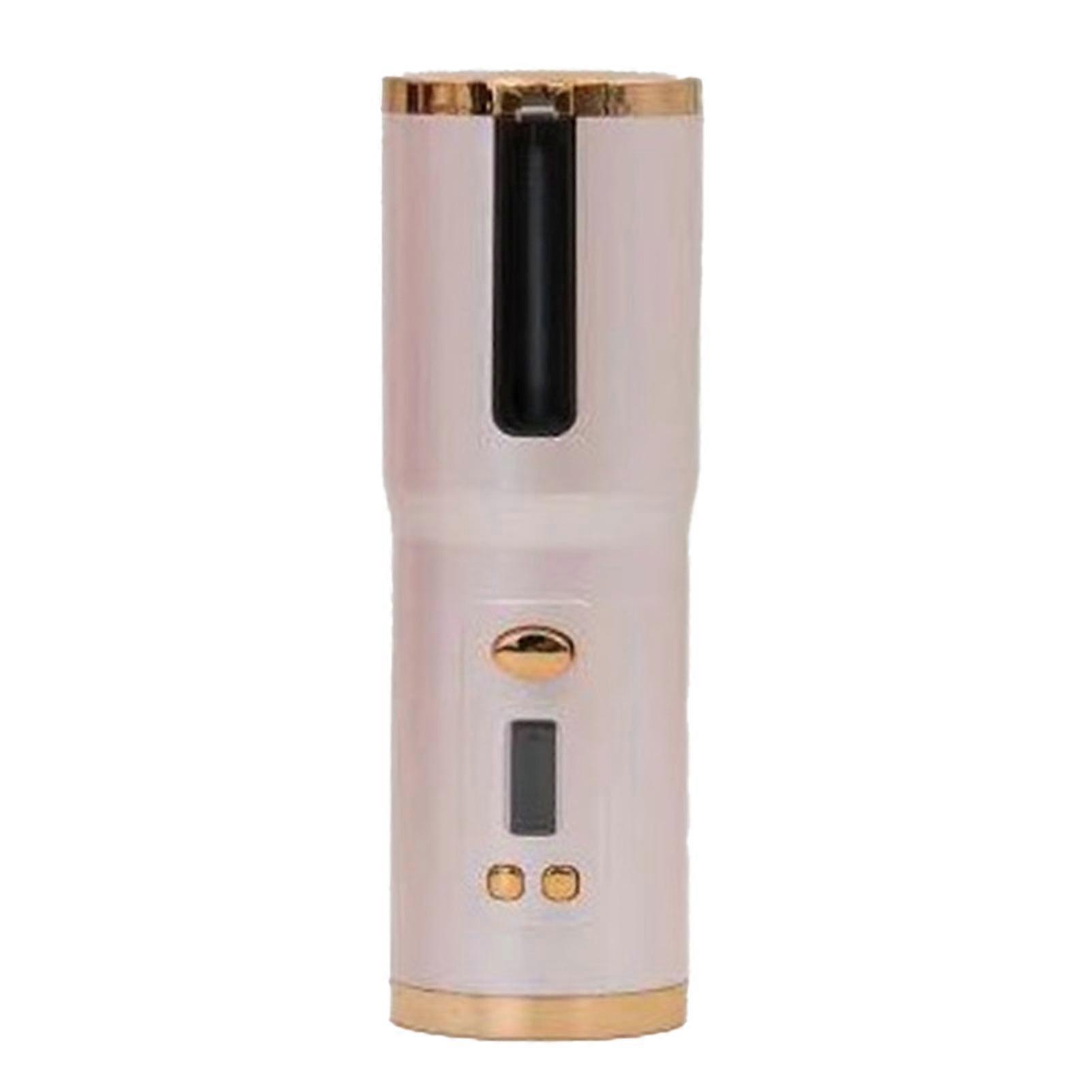 1 Set Cordless Curler 4 Timer Settings Display Screen ABS Ultra-light Curling Tools Hair Styling Supplies for Women QinHai